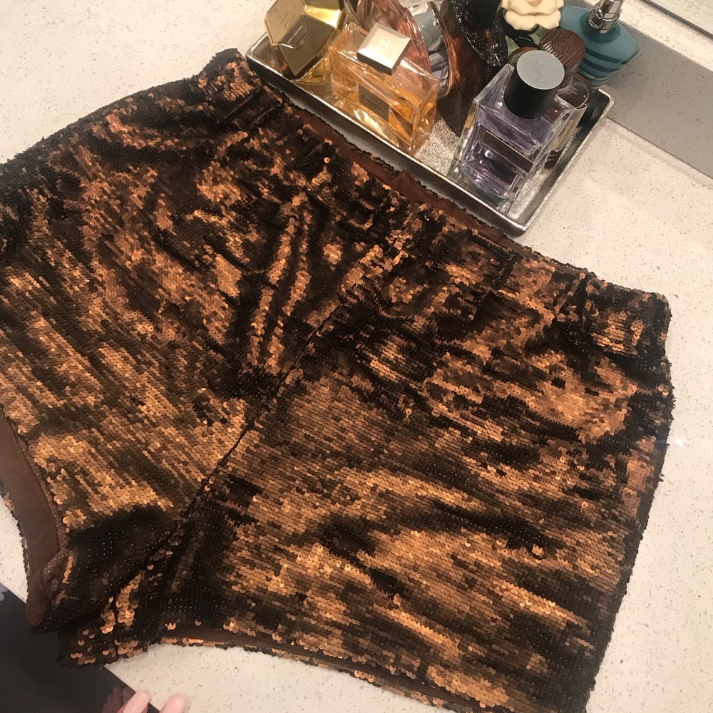 Free People Sequin shorts size M